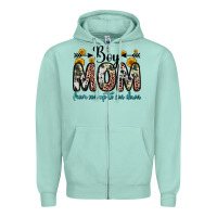 Seafoam boy mom from son up to son down Zipper Hoodie - Zillion Design Studio