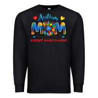Black autism mom like a normal mom except much cooler Premium Sweatshirt - JahusDesignShop