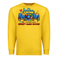Lemon autism mom like a normal mom except much cooler Premium Sweatshirt - JahusDesignShop