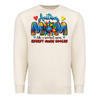 Sandshell autism mom like a normal mom except much cooler Premium Sweatshirt - JahusDesignShop