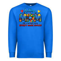 True Royal autism mom like a normal mom except much cooler Premium Sweatshirt - JahusDesignShop