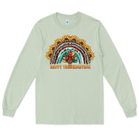 Matcha happy thanksgiving rainbow Long Sleeve Tee - BarkalooDesign