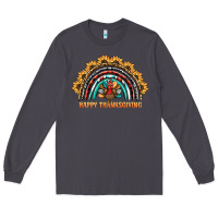 Smoke happy thanksgiving rainbow Long Sleeve Tee - BarkalooDesign