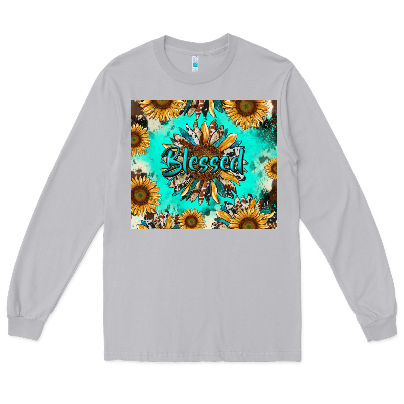 Blessed Sunflowers Long Sleeve Tee by RanaPortraitStore | Teevron