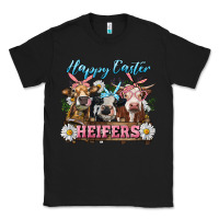 Black Happy Easter Heifers Classic Tee - RanaPortraitStore