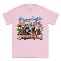 Bubblegum Pink Happy Easter Heifers Classic Tee - RanaPortraitStore