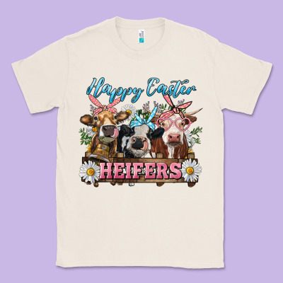 Happy Easter Heifers Classic Tee Designed By Ranaportraitstore