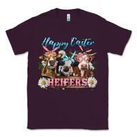 Plum Happy Easter Heifers Classic Tee - RanaPortraitStore
