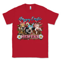 Red Happy Easter Heifers Classic Tee - RanaPortraitStore
