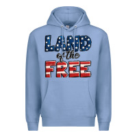 Colony Blue Land of the free America Premium Hoodie - Jasminsmagicworld