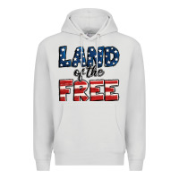 Dove Grey Land of the free America Premium Hoodie - Jasminsmagicworld