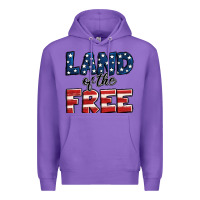 Purple Land of the free America Premium Hoodie - Jasminsmagicworld