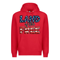 Red Land of the free America Premium Hoodie - Jasminsmagicworld
