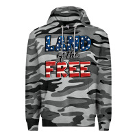 Slate Camo Land of the free America Premium Hoodie - Jasminsmagicworld