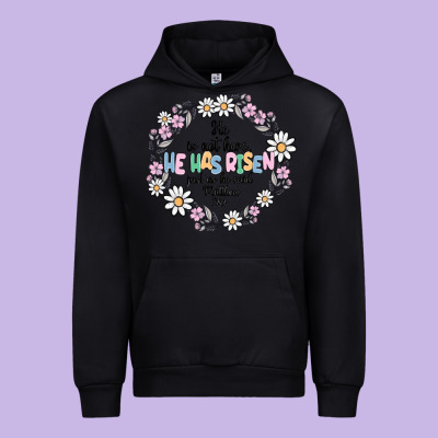 He Has Risen Urban Hoodie Designed By Maliassmallbusiness