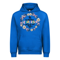 Cobalt he has risen Urban Hoodie - MaliasSmallBusiness