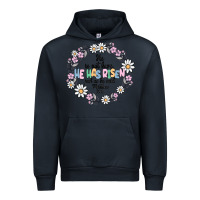 Navy he has risen Urban Hoodie - MaliasSmallBusiness