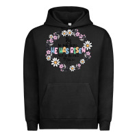 Pigment Black he has risen Urban Hoodie - MaliasSmallBusiness