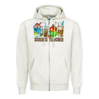 Oatmeal Heather science teacher coffee cups Zipper Hoodie - texasbilliewilder