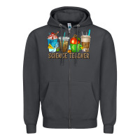 Smoke science teacher coffee cups Zipper Hoodie - texasbilliewilder