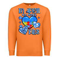 Carrot in april we wear blue Premium Sweatshirt - JahusDesignShop