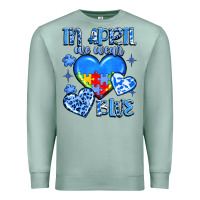 Seafoam in april we wear blue Premium Sweatshirt - JahusDesignShop