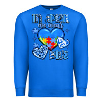 True Royal in april we wear blue Premium Sweatshirt - JahusDesignShop