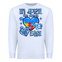 In April We Wear Blue Premium Sweatshirt | Teevron