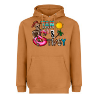 Meerkat Tan Tipsy Heavyweight Hoodie - CowhideDigitalArt