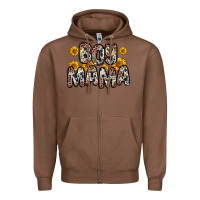 Chestnut boy mama Zipper Hoodie - Zillion Design Studio