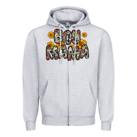 Heather Grey boy mama Zipper Hoodie - Zillion Design Studio