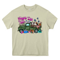 Mossy happy easter day truck Heavy Core Tee - CowhideDigitalArt