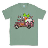 Sage happy easter pink truck with bunny Classic Tee - RanaPortraitStore