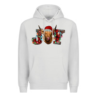 Dove Grey joy highland cow Premium Hoodie - Jasminsmagicworld