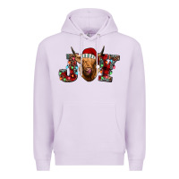 Lilac joy highland cow Premium Hoodie - Jasminsmagicworld