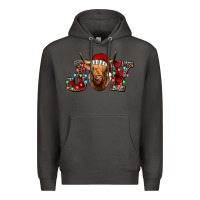 Smoke joy highland cow Premium Hoodie - Jasminsmagicworld