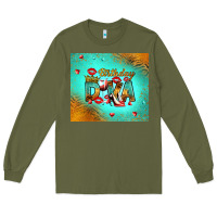 Army Green birthday diva Long Sleeve Tee - RanaPortraitStore