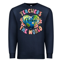 Navy teachers change the world Premium Sweatshirt - JahusDesignShop