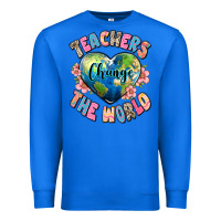 True Royal teachers change the world Premium Sweatshirt - JahusDesignShop