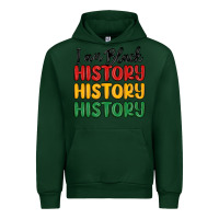 Forest Green i am black history Urban Hoodie - MaliasSmallBusiness