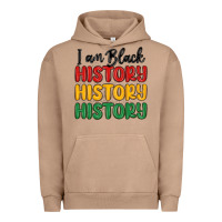 Pigment Burro i am black history Urban Hoodie - MaliasSmallBusiness