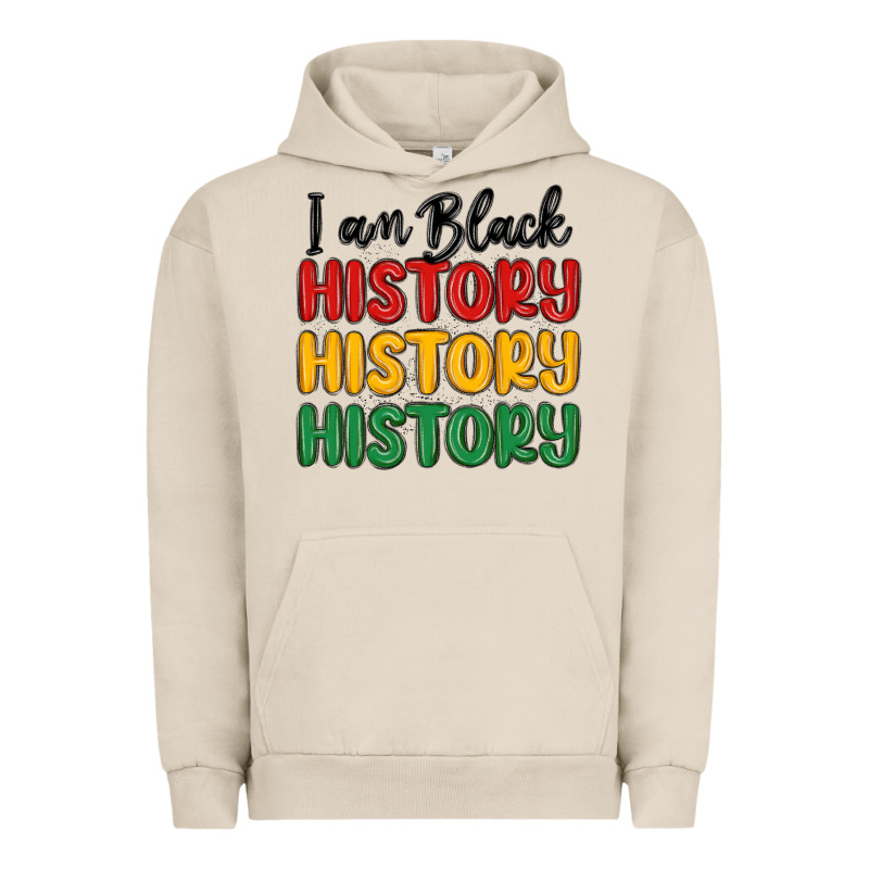 I Am Black History Urban Hoodie by MaliasSmallBusiness | Teevron