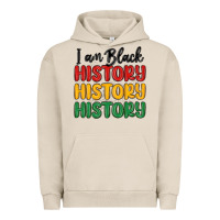 Pigment French Oak i am black history Urban Hoodie - MaliasSmallBusiness