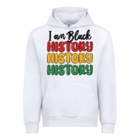 White i am black history Urban Hoodie - MaliasSmallBusiness