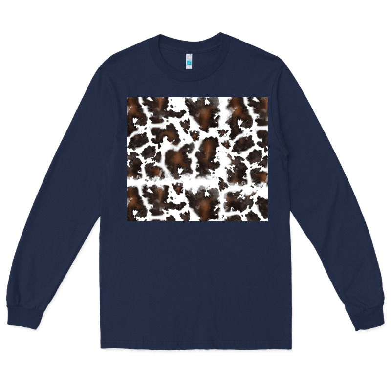 Cowhide Pattern Long Sleeve Tee by RanaPortraitStore | Teevron