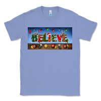 Colony Blue christmas believe license plate Classic Tee - BundleAndBundleShop