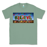 Sage christmas believe license plate Classic Tee - BundleAndBundleShop