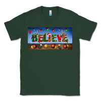 Sports Green christmas believe license plate Classic Tee - BundleAndBundleShop