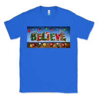 True Royal christmas believe license plate Classic Tee - BundleAndBundleShop