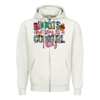 Oatmeal Heather boots and bling it s a cowgirl thing Zipper Hoodie - Zillion Design Studio